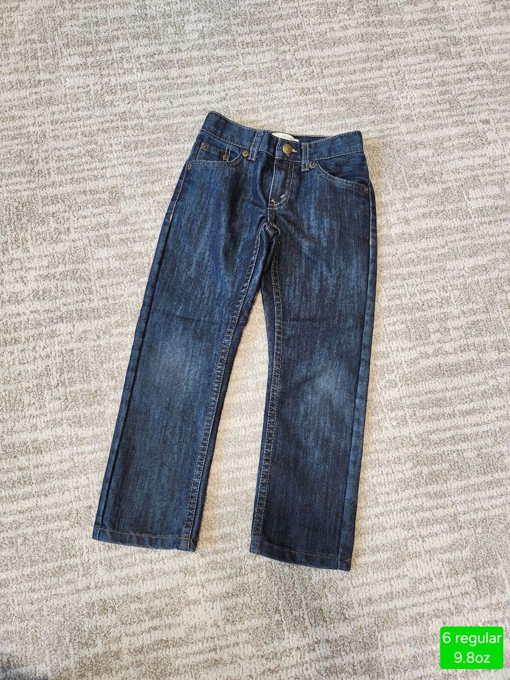 Levi's boy's 511 Slim dark wash jeans size 6